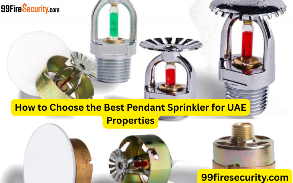 How to Choose the Best Pendant Sprinkler for UAE Properties