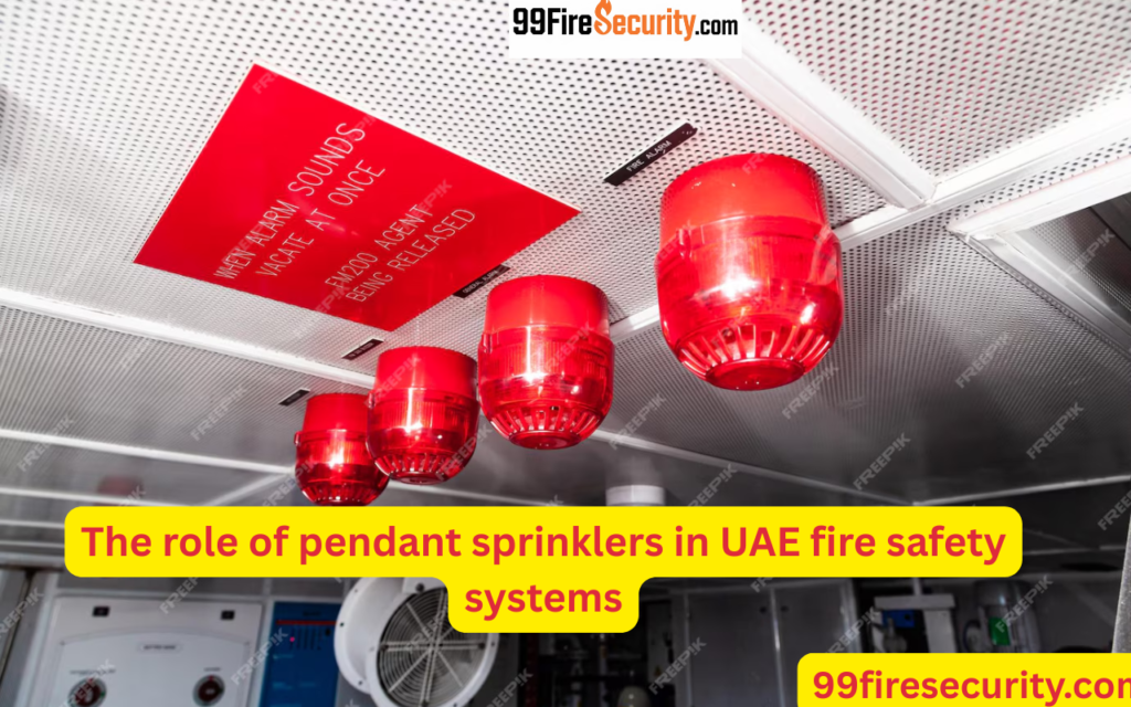 The role of pendant sprinklers in UAE fire safety systems